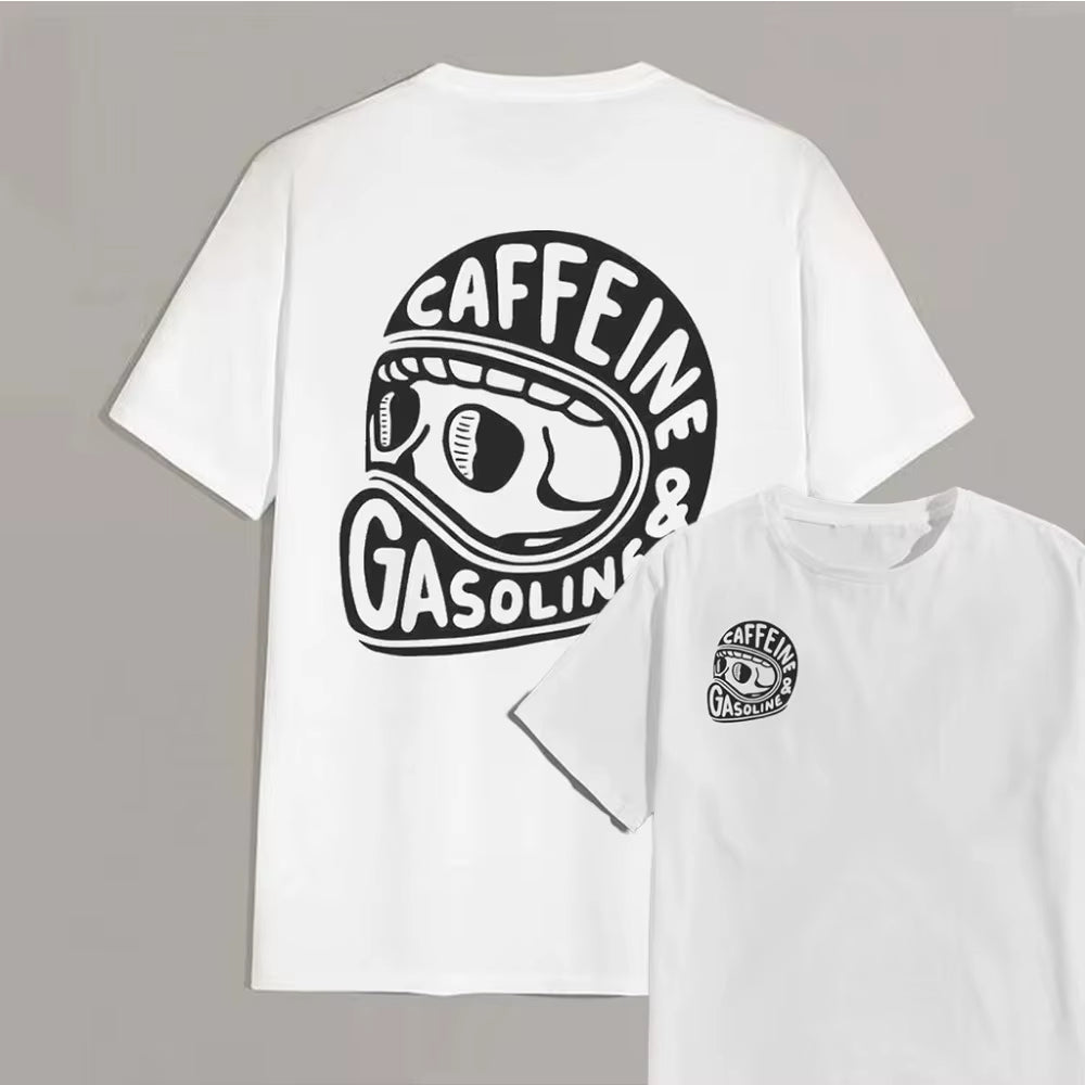 2025 Latest Original Pattern Printed Cotton T-Shirt Men'S Summer Casual Top Short Sleeve Classic Fashion Crew-Neck T-Shirt