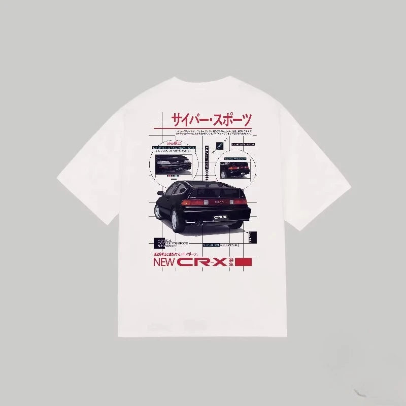 2025 Summer  Automobile and Motorcycle Clothing Comfortable Classic Logo Pattern Licensed Clothing Shortsleeved T-Shirt Top