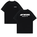 2026 Newsummer WORK Short Sleeve Classic Wheel Racing Sponsor Clothing RIM Car Fashion T-Shirt Modified Car T-Shirt Men T-Shirt