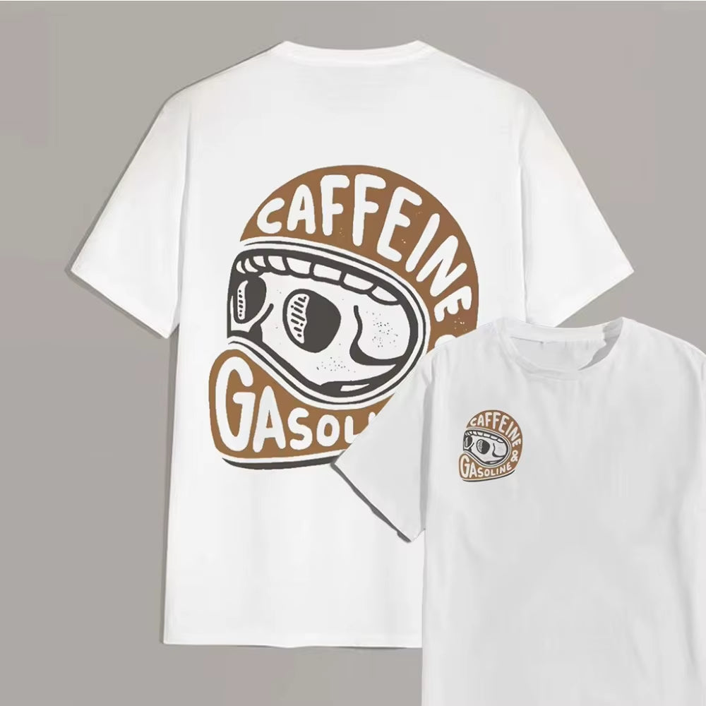 2025 Latest Original Pattern Printed Cotton T-Shirt Men'S Summer Casual Top Short Sleeve Classic Fashion Crew-Neck T-Shirt